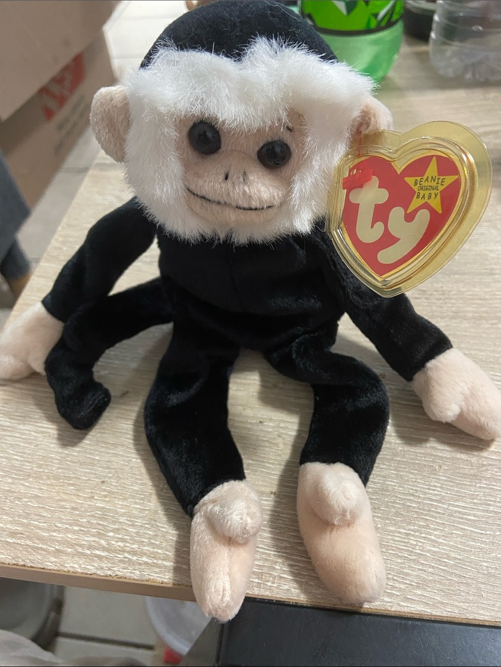 TY Beanie Baby Retired Mooch The Monkey 1998 With Tags